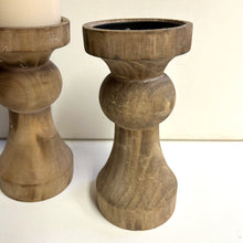 Load image into Gallery viewer, Wood Pillar Holder ~ * SALE ! *
