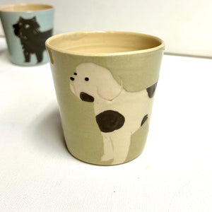Sweet Ceramic Dog Cups ~ * SALE ! *