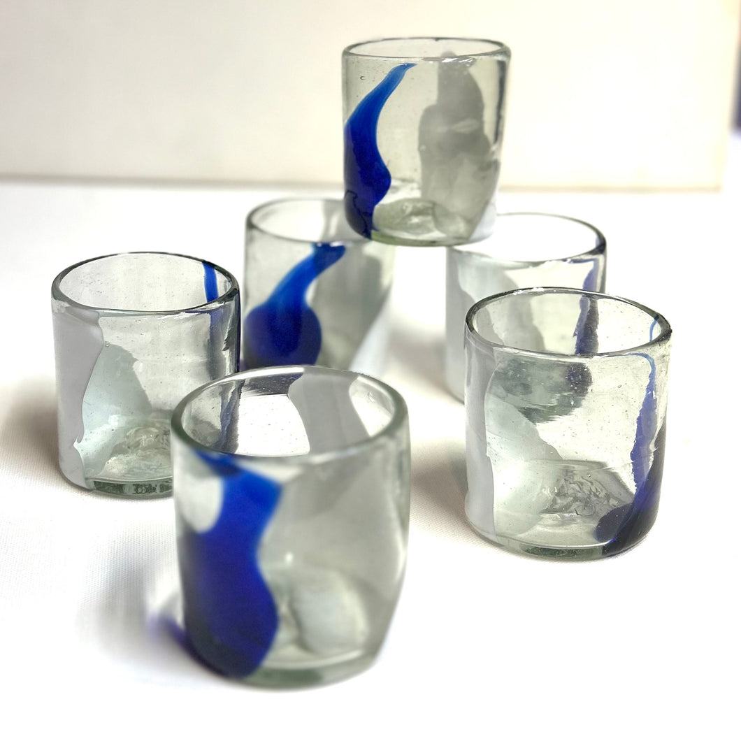 Set of 6 Mexican Glasses ~ * SALE ! *