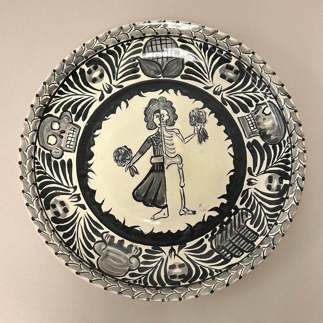 Day of the Dead Plate ~ * SALE ! *