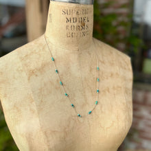 Load image into Gallery viewer, Knotted Turquoise Necklace
