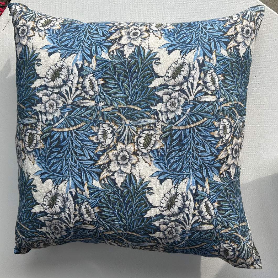 Morris Print Linen Pillows
