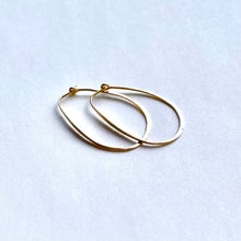 Load image into Gallery viewer, Perfect Gold Hammered Hoops
