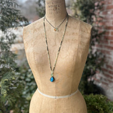 Load image into Gallery viewer, Prehnite Teardrop Necklace
