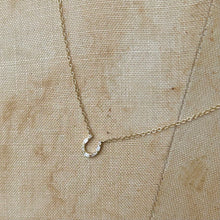 Load image into Gallery viewer, Diamond Horseshoe Necklace
