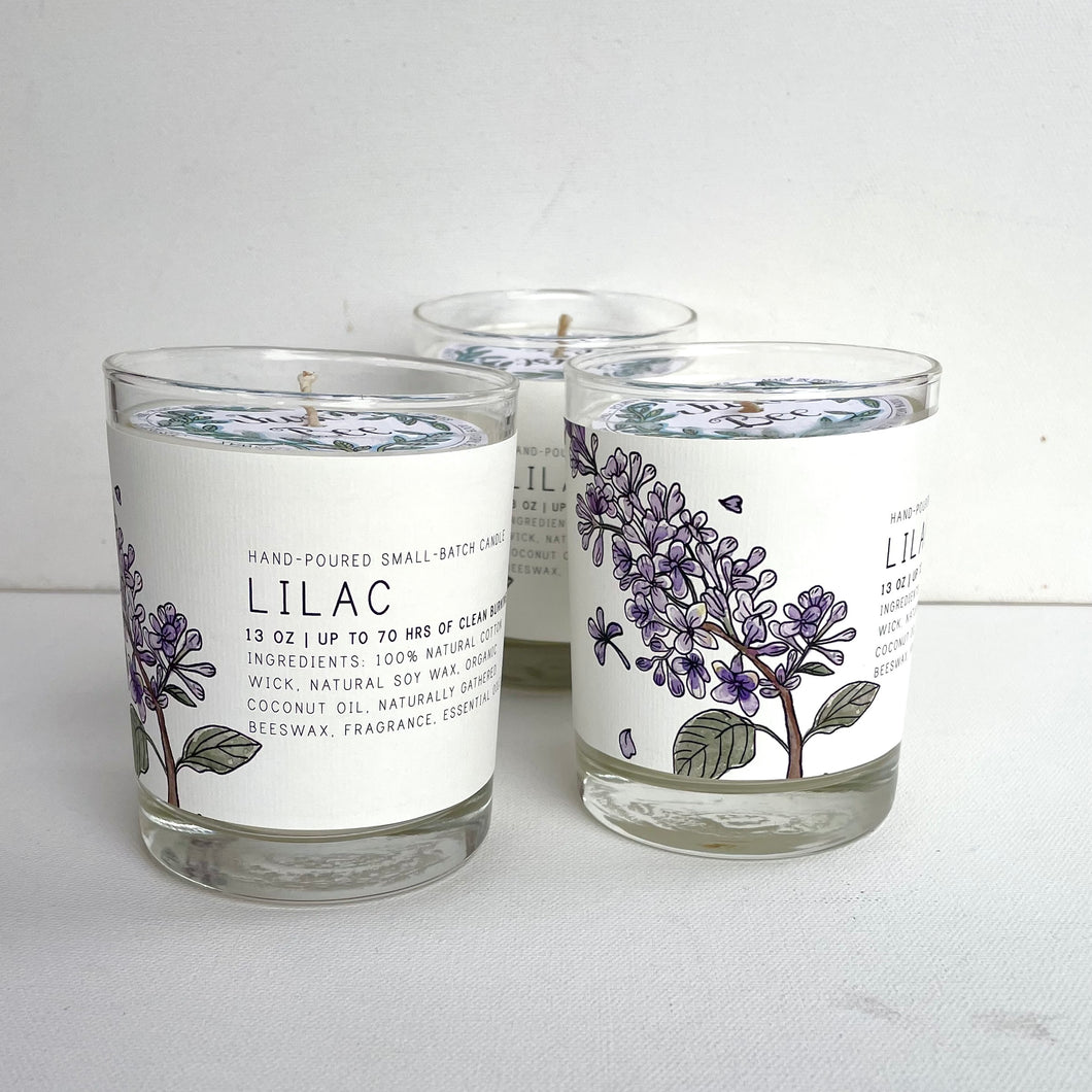 Lilac Candle
