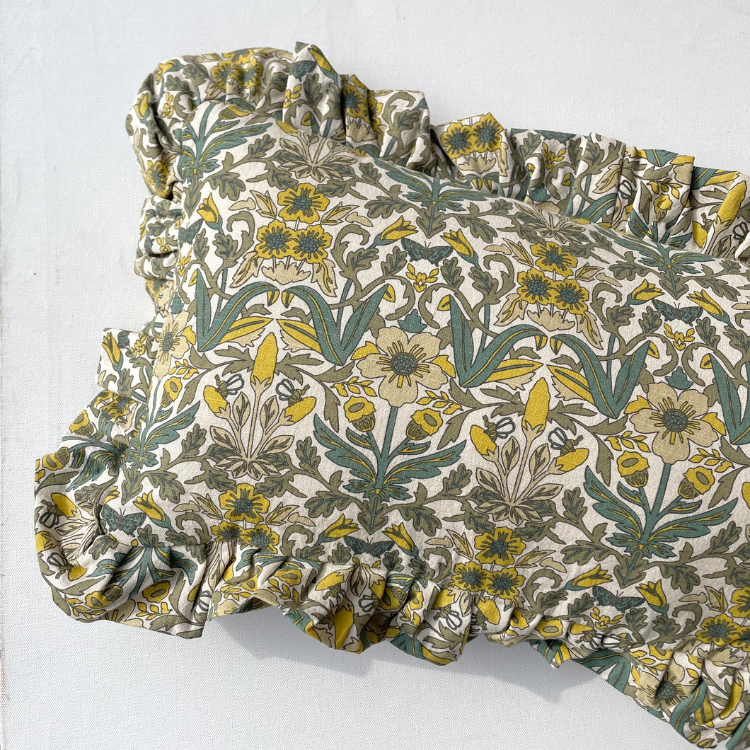 Nouveau Floral Pillow