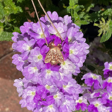 Load image into Gallery viewer, Bronze Bee Necklace
