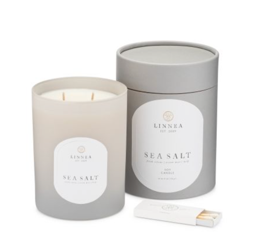 Linnea Sea Salt Scented Candle